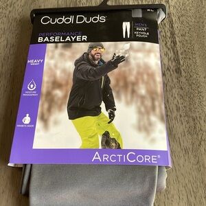 Men’s Cuddl Duds Performance Baselayer Pants - Grey